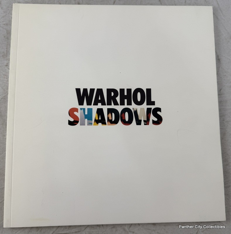 1987 1st Edition Andy Warhol Shadows Art Book Menil Collection Houston Texas