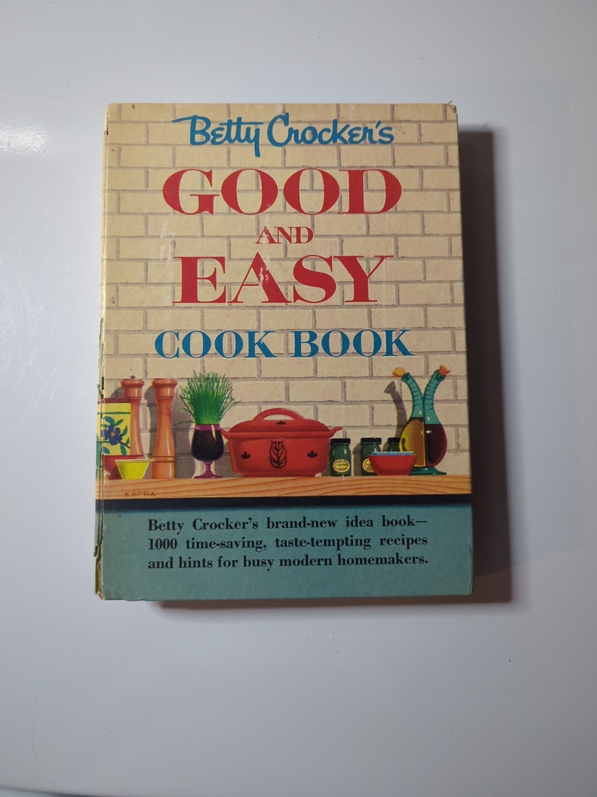 VTG Betty Crocker’s Good and Easy Cook Book Spiral First Edition 5th Print 1954