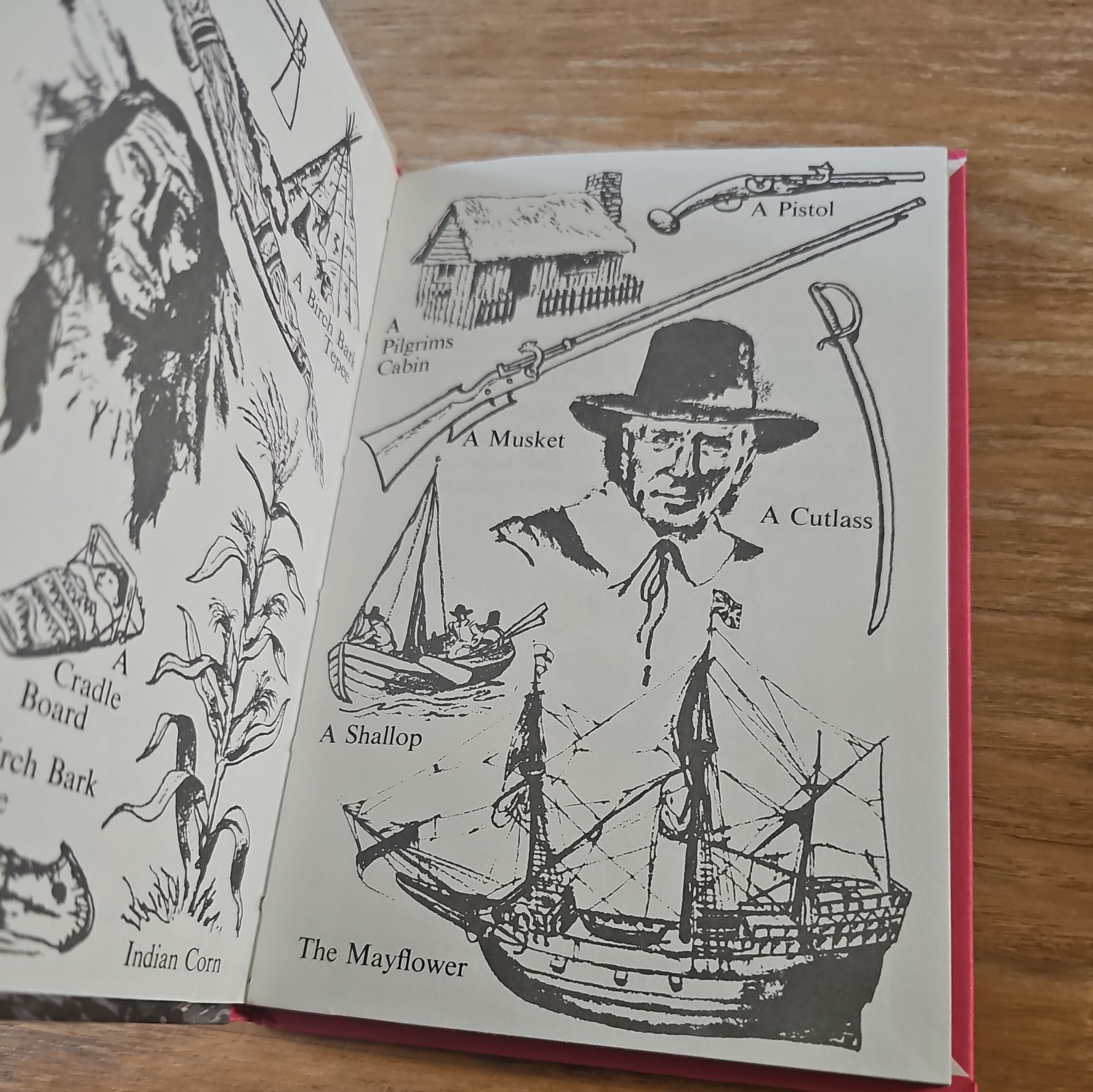 Vintage Ladybird Book The Pilgrim Fathers Series 561 L Du Garde Peach Good W