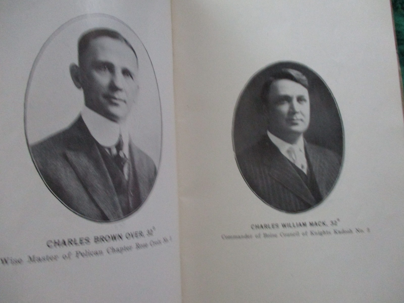 Ancient and Accepted Scottish Rite Valley of Boise Orient of Idaho 1920 Scarce 1