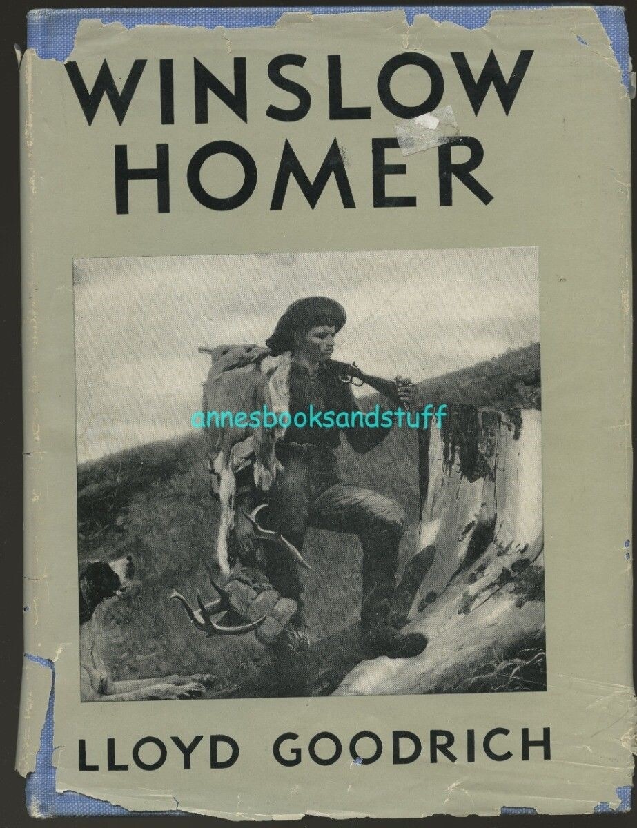 WINSLOW HOMER by LLOYD GOODRICH * 1945 * PUBLISHED FOR WHITNEY MUSEUM OF ART *
