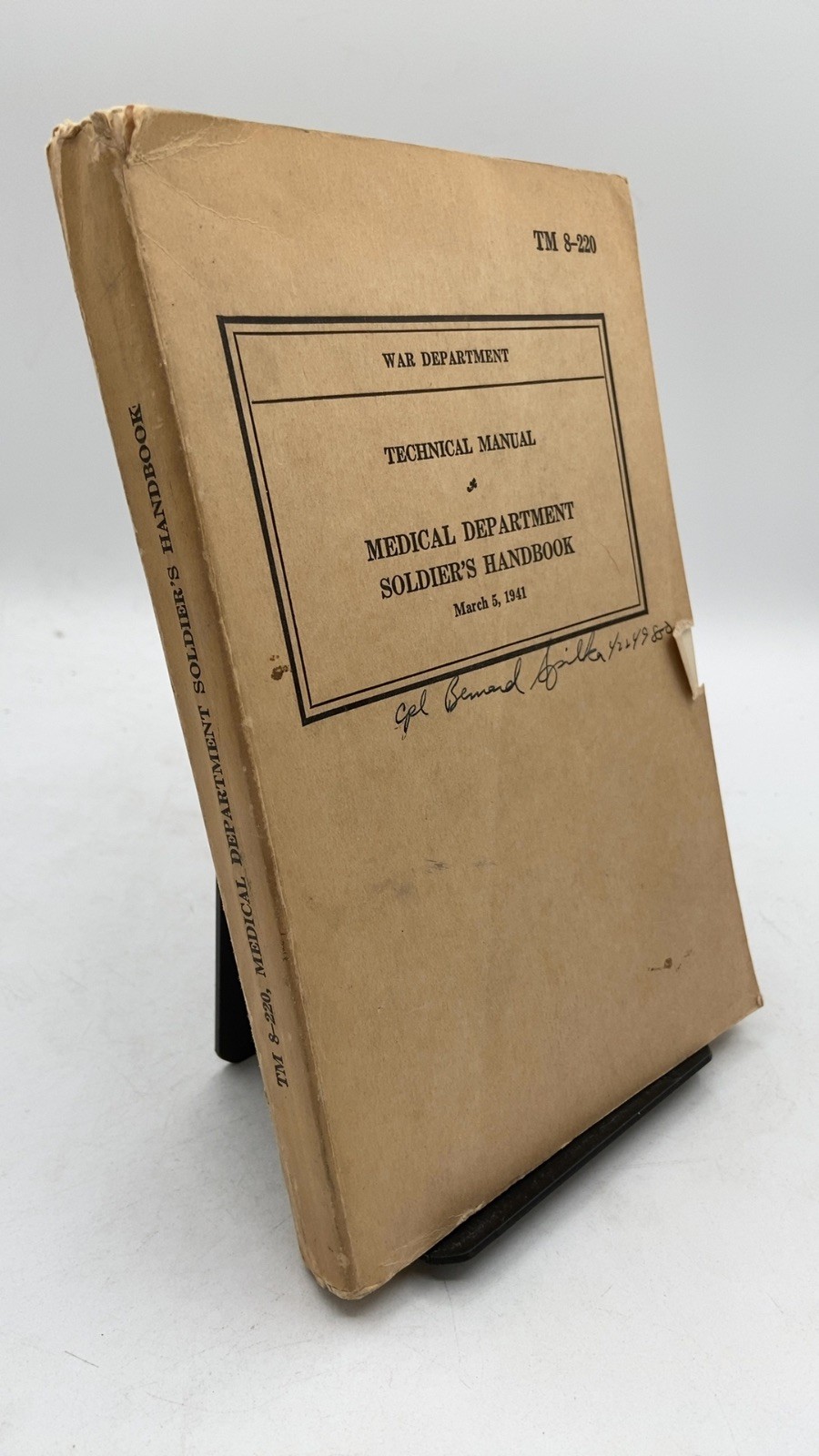 Medical Department Soldier’s Handbook Paperback 1941