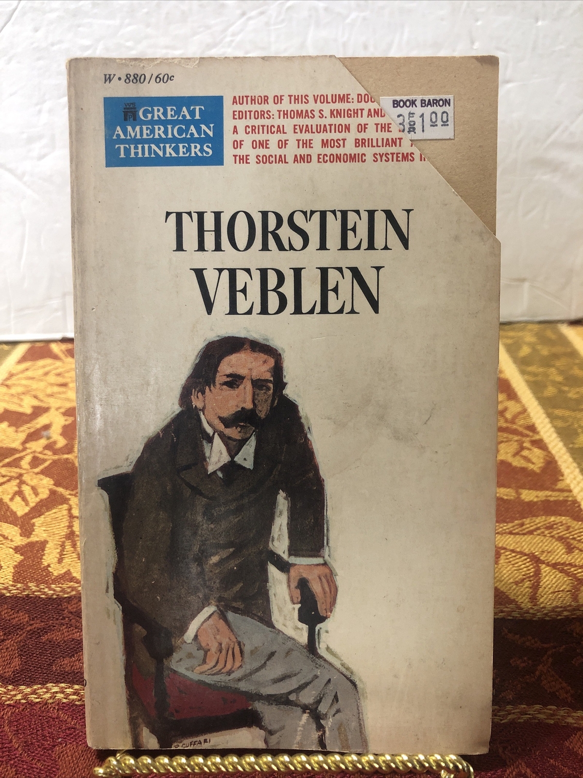 Thorstein Veblen Vintage Paperback 1964