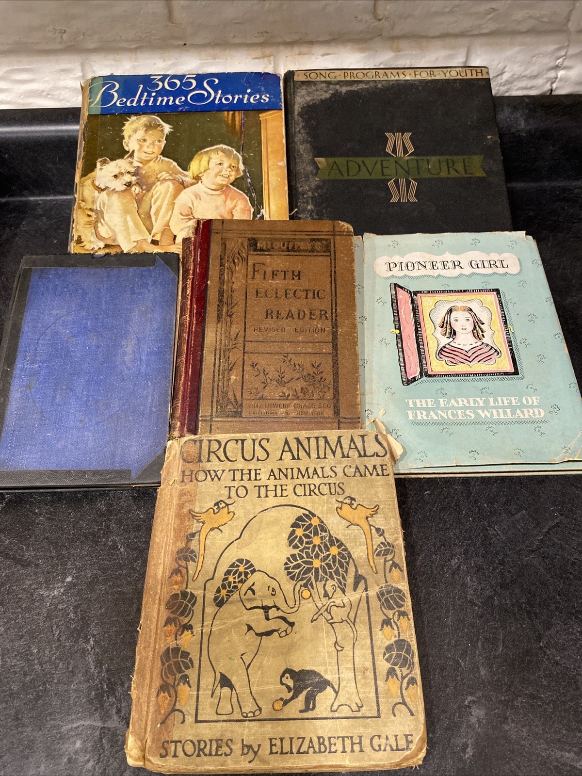 Lot Of 6 Vintage/Antique Hardcover Childrens Books~ See Pics!