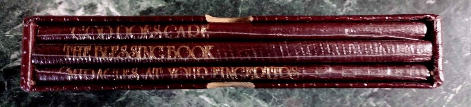 GOD DOES CARE/MIRACLES AT YOUR FINGERTIPS/THE BLESSING BOOK (3 Volume Set) NEW!