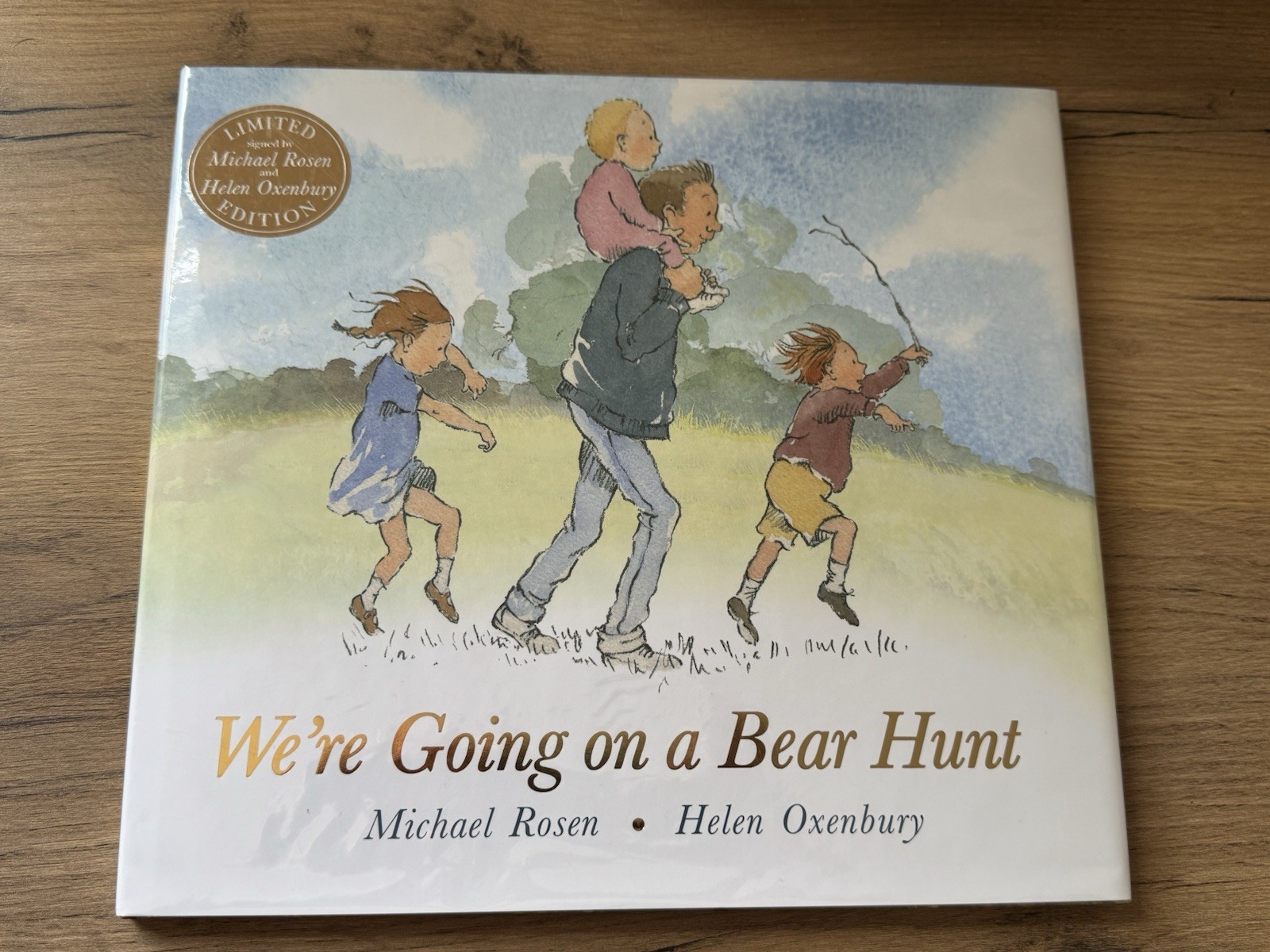 We’re Going On A Bear Hunt – Michael Rosen & Helen Oxenbury 2016 Signed Book