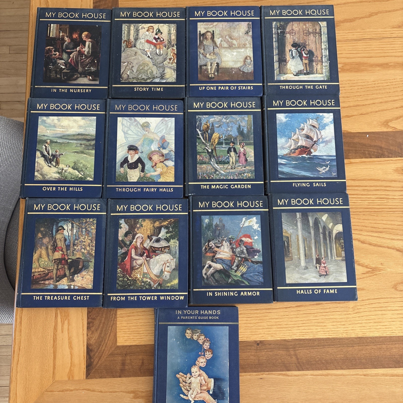 Vintage 1937 ‘My Book House’ Complete Set of 12 Beautiful Children’s Books