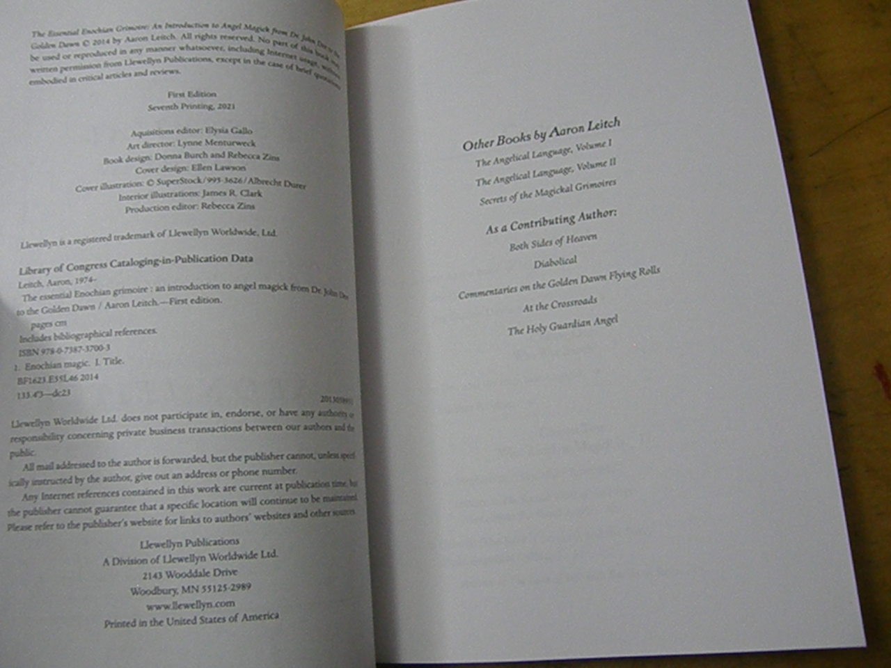 The Essential Enochian Grimoire – Aaron Leitch ANGEL MAGIC WITCHCRAFT JOHN DEE