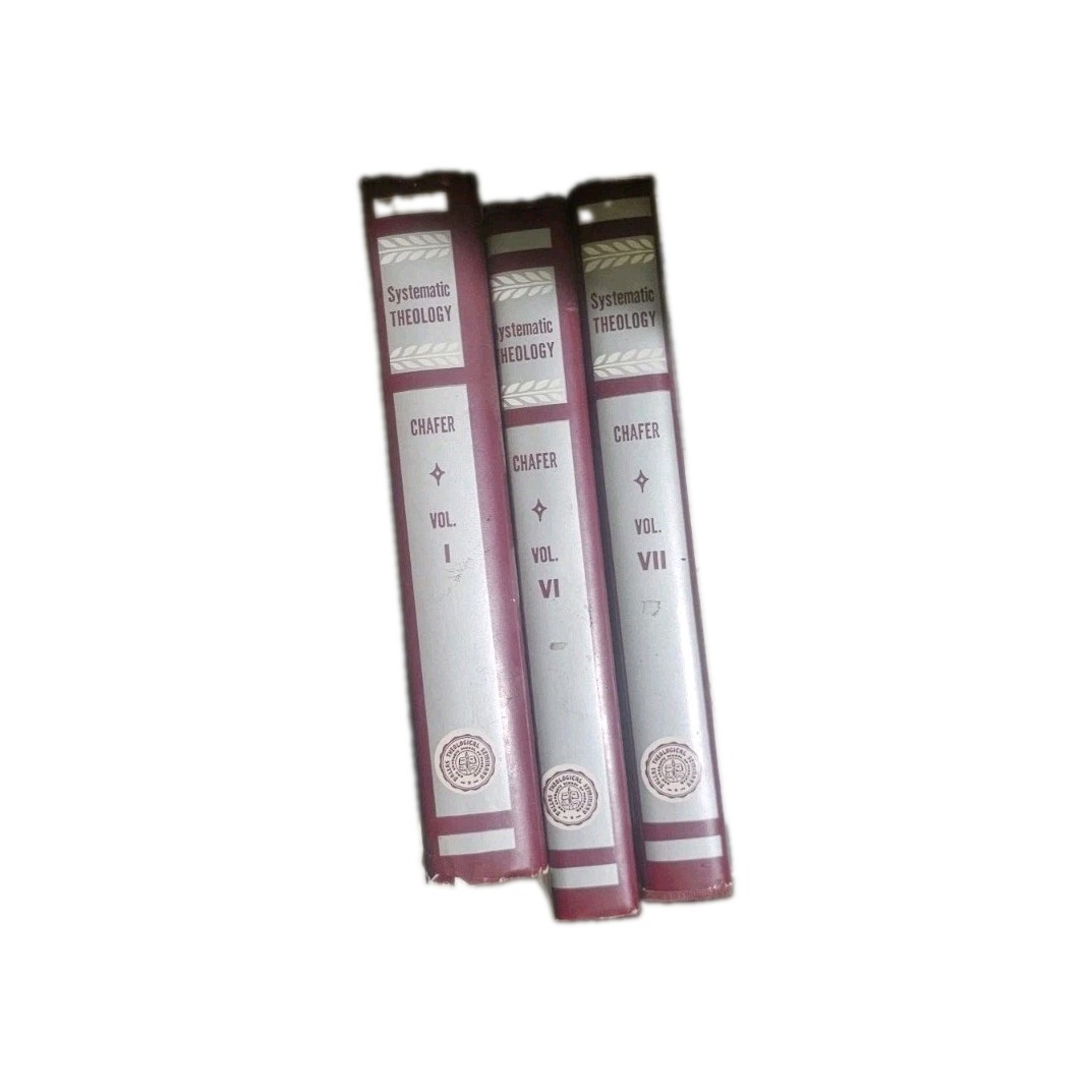 ?Systematic Theology Lewis Sperry Chafer Hardcover Vol I VI VII Lot of 3 Books