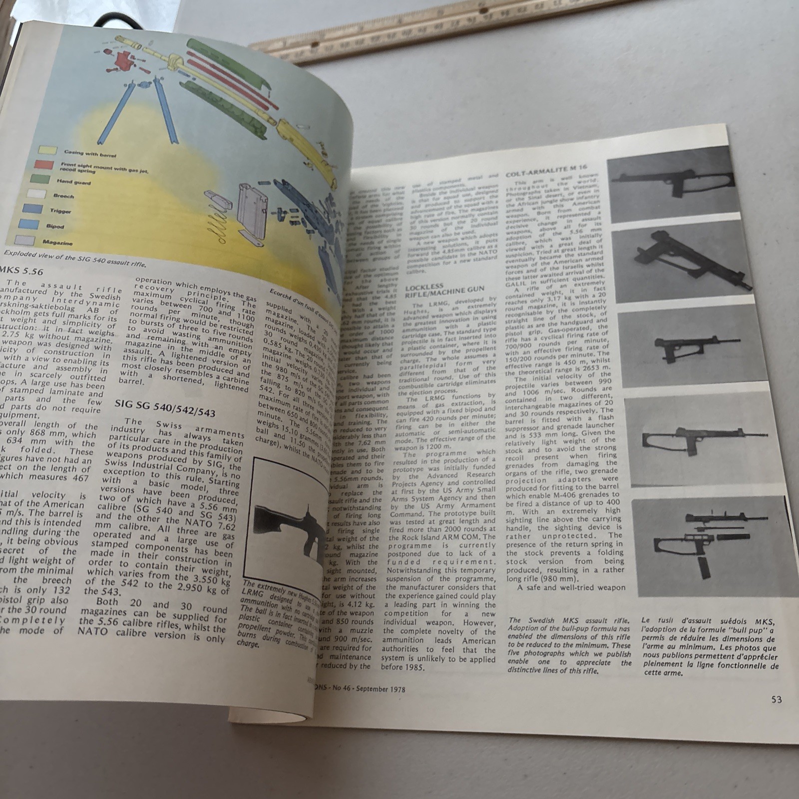 1978 Armies & Weapons 46: 84 mm RCL Carl Gustav M 60 A2 ITV TOW Missiles Missile