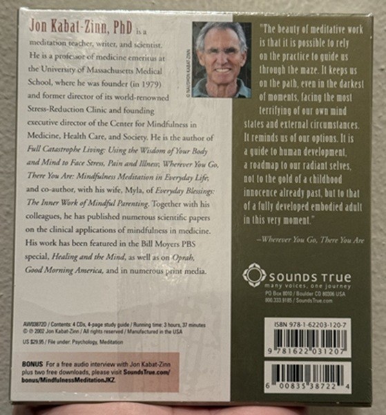 Guided Mindfulness Meditation Series 2 – Audio CDs, Brand New