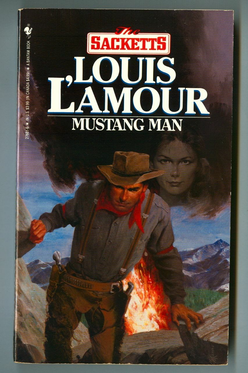MUSTANG MAN by Louis L’Amour! Vintage 1993 Bantam Books WESTERN Paperback!