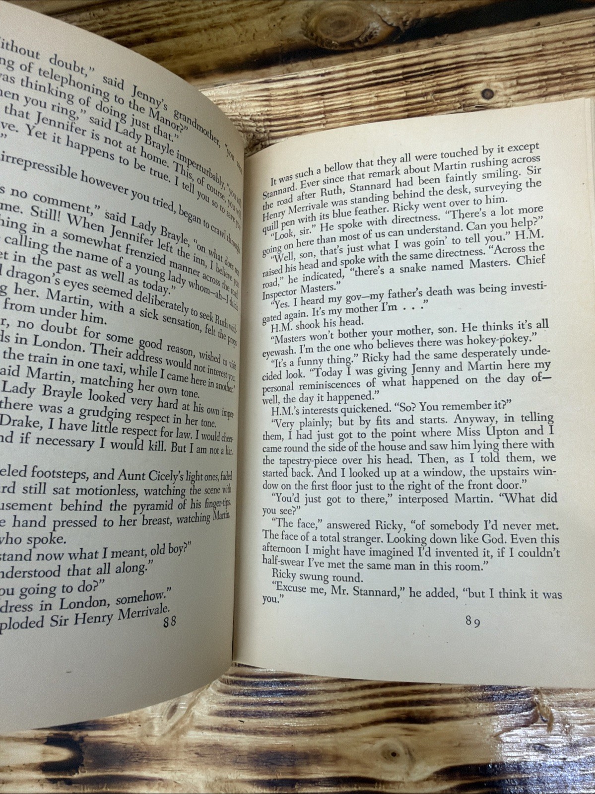 Carter Dickson The Skeleton in the Clock Partial D/J 1948 Book Club Edition