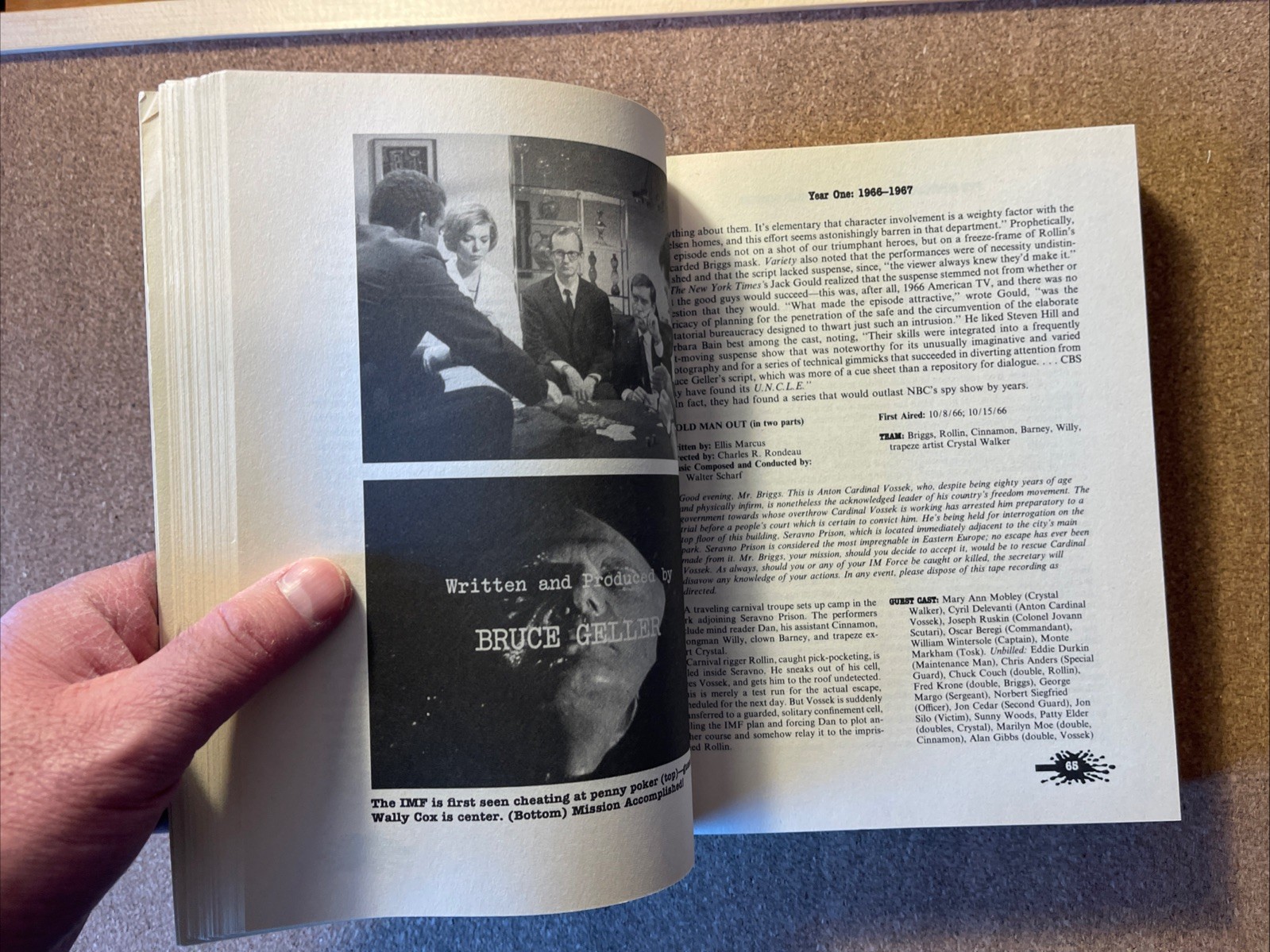 Mission Impossible Dossier, Good Cond. Large Paperback 1st Print 1991 US Edition