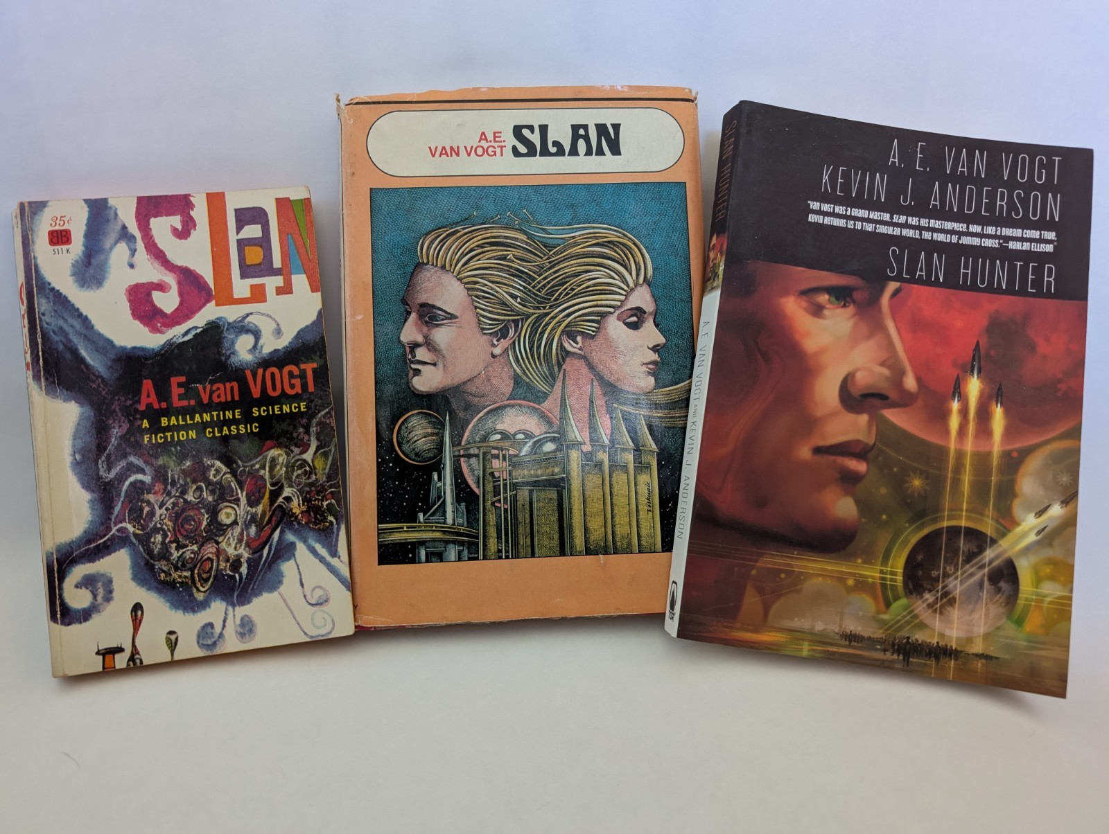 A E Van Vogt SLAN Bundle; Hardcover & 1st Edition Paperbacks