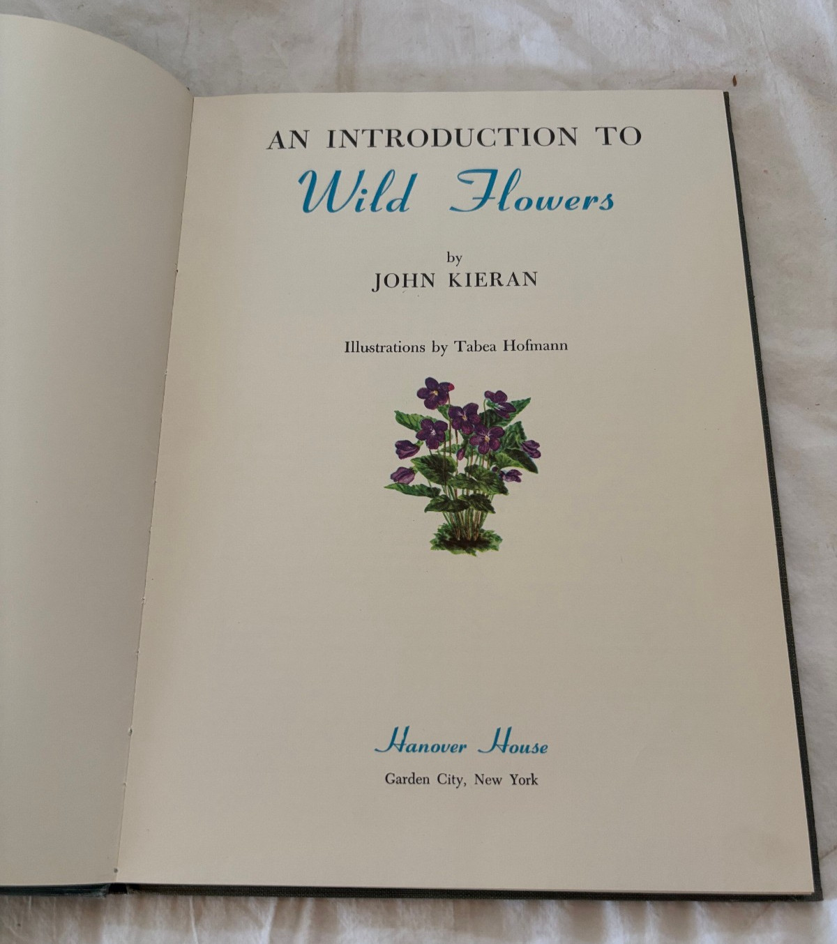 An Introduction to Wild Flowers by John Kieran 1952 1st Ed
