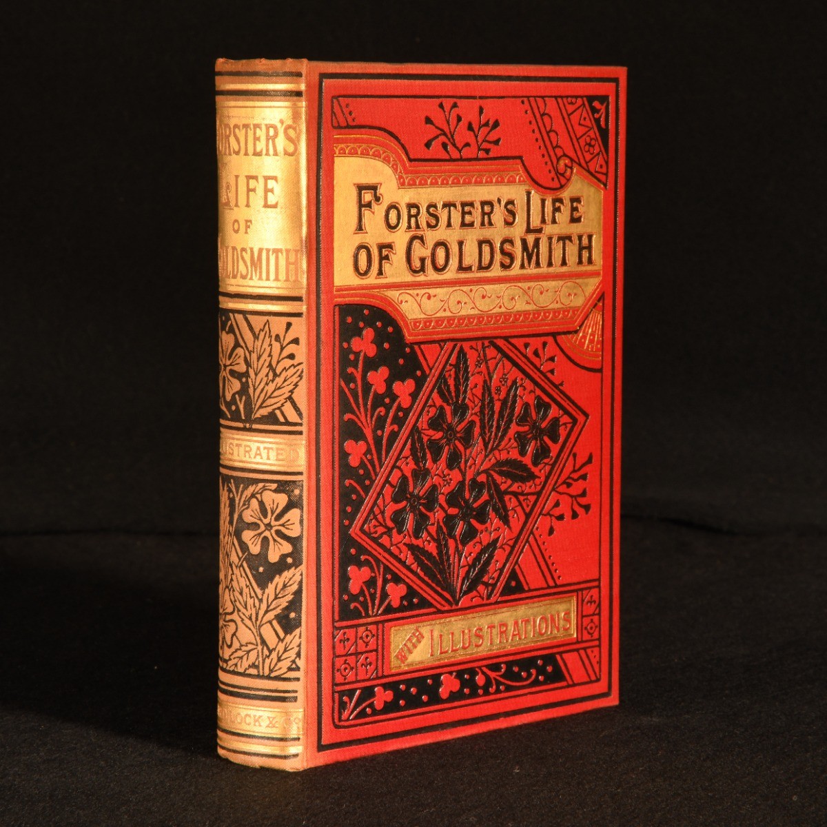 1862 The Life and Times of Oliver Goldsmith John Forster Fourth Edition