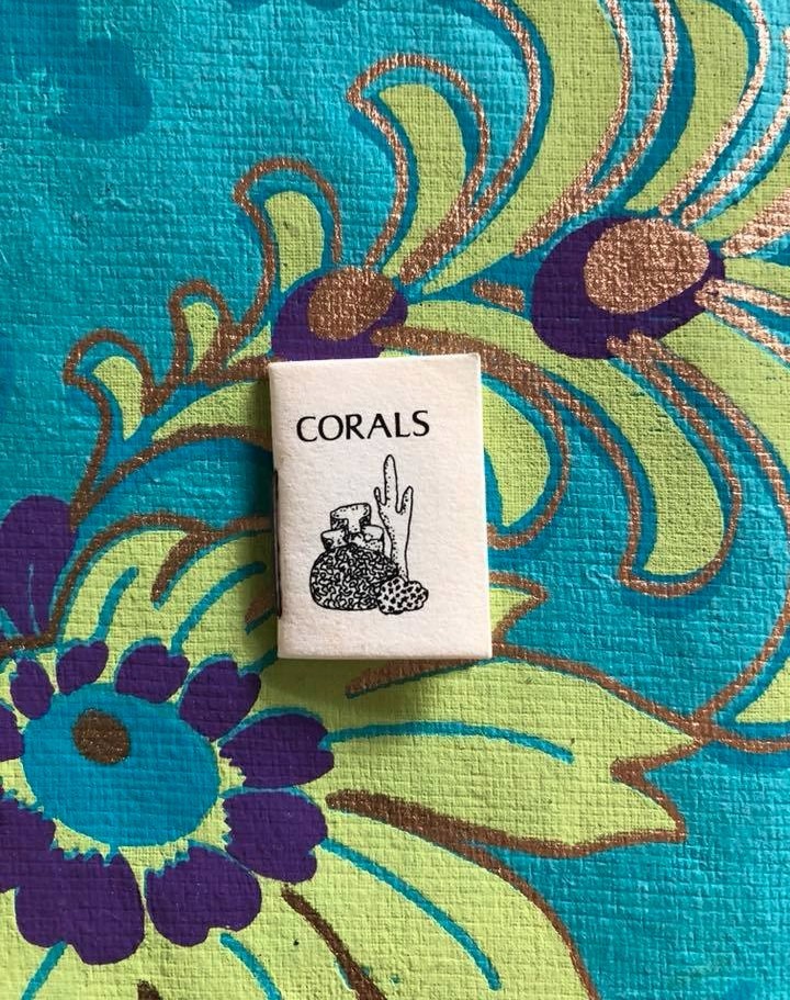 Corals Mosaic Press Miriam Irwin Micro Miniature Book Fine