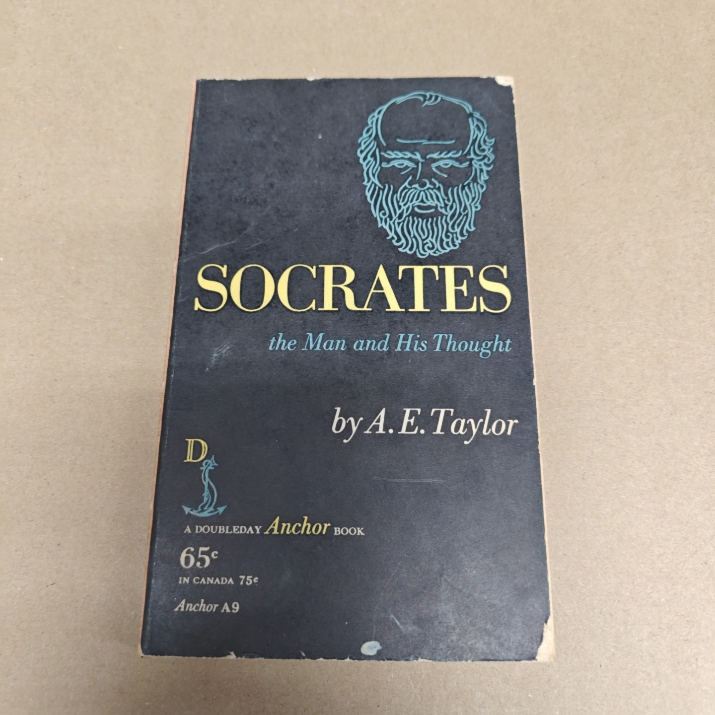 Paperback, Socrates: The Man and His Thought, A.E. Taylor, Doubleday Anchor