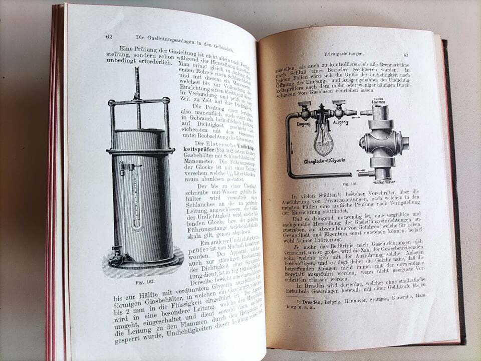 First Edition, The Gas Pipelayer and Gas Fitter by F.Kuckuk (1904)