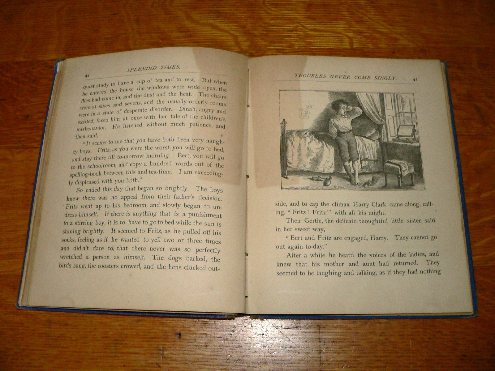 Antique 1875 „Splendid Times“ Hardcover Story Book by Margaret E. Sangster