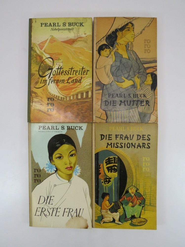 DIE FRAU DES MISSIONARS (4 BOOKS) by Pearl S. Buck 1952-1955