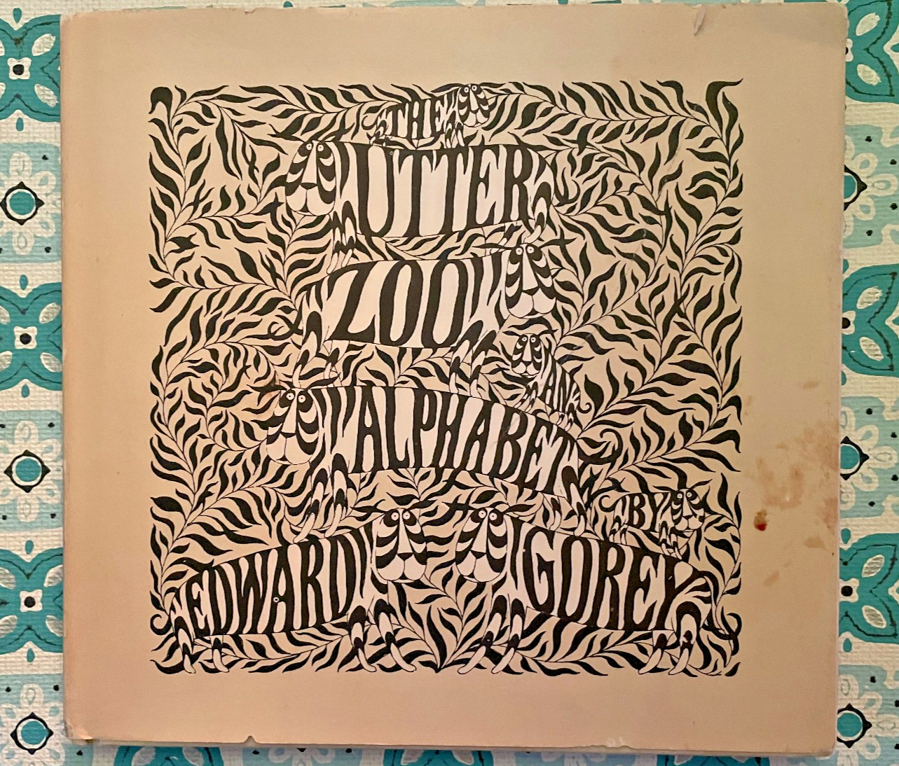 THE UTTER ZOO Alphabet Book by EDWARD GOREY 1967 1ST Edition Hardcover w/ DJ