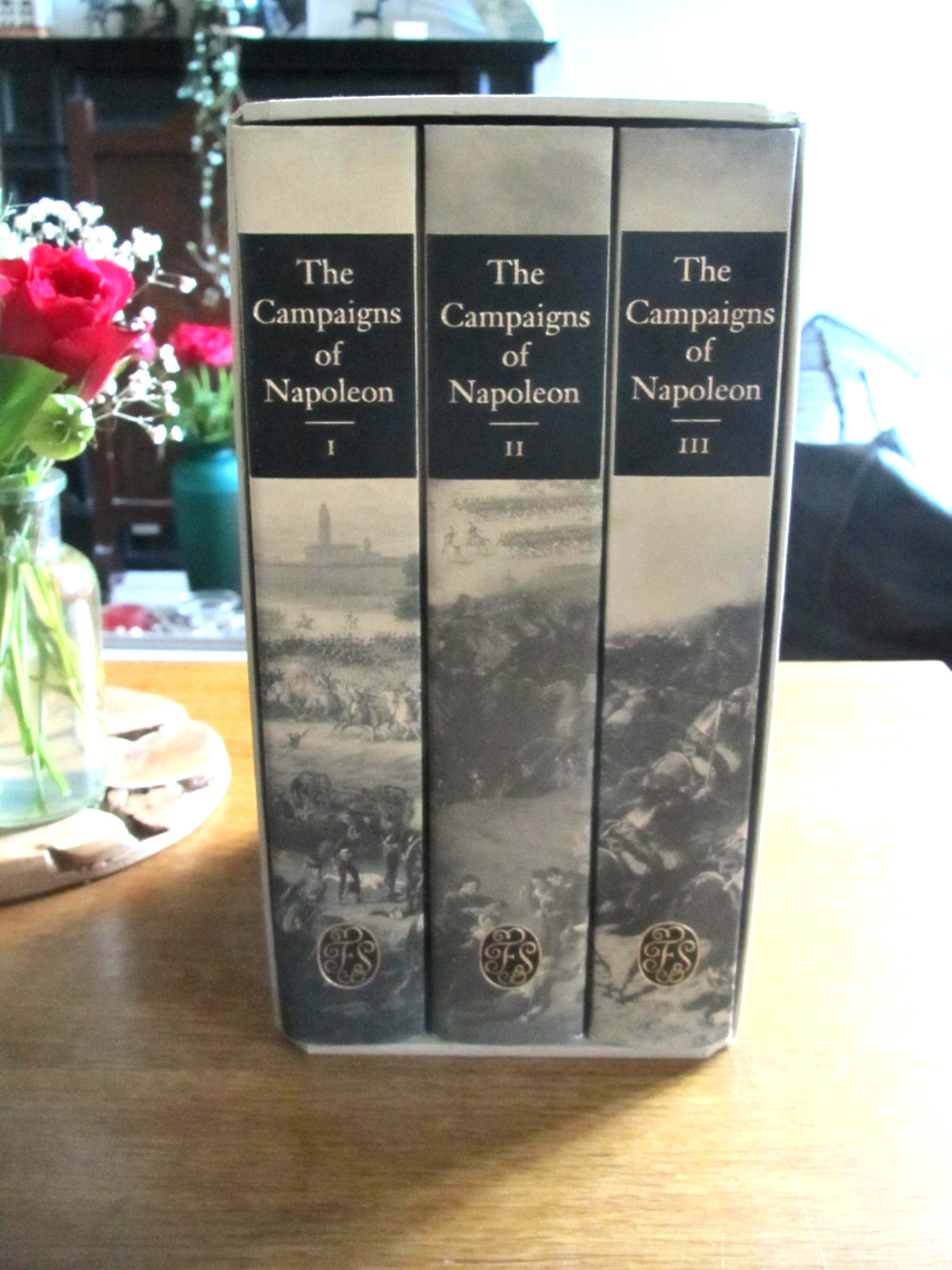 The Campaigns of Napoleon (3v): David Chandler: Folio Society 2002: 1st Ed: VGC