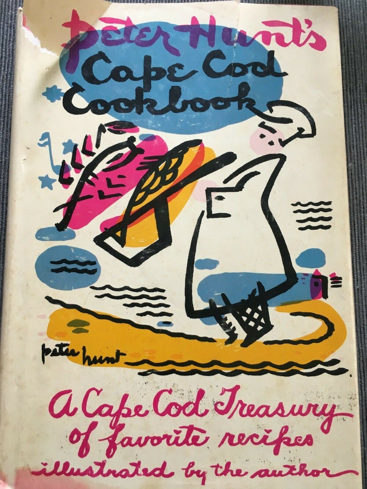 Peter Hunt’s Cape Cod Cookbook 1962 edition Oysters Clams Mussels Scallops