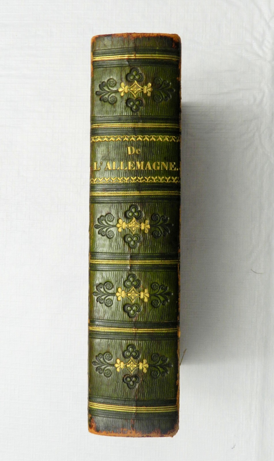 1814 6 Vol in 1, De l’Allemagne par Mme La Baronne de Staël-Holstein 1/2 LEATHER