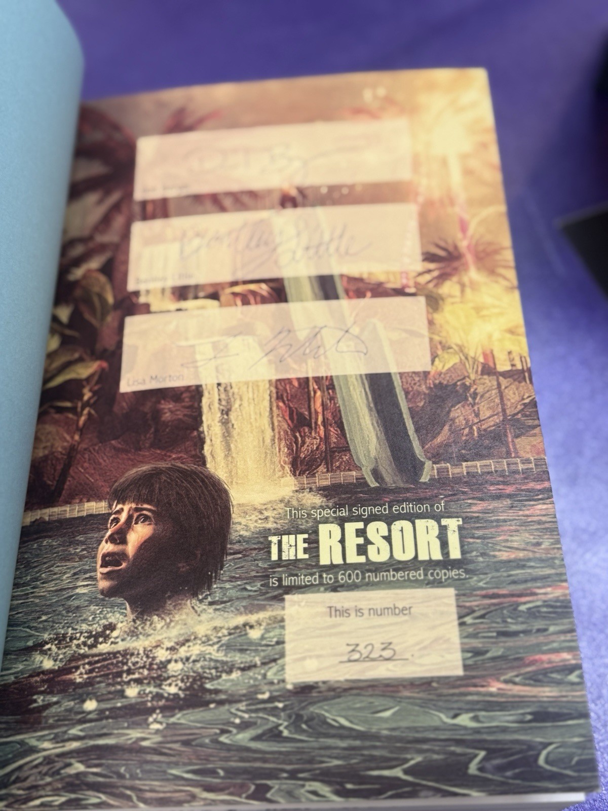 The Resort By Bentley Little Signed Numbered Limited Edition Lividian