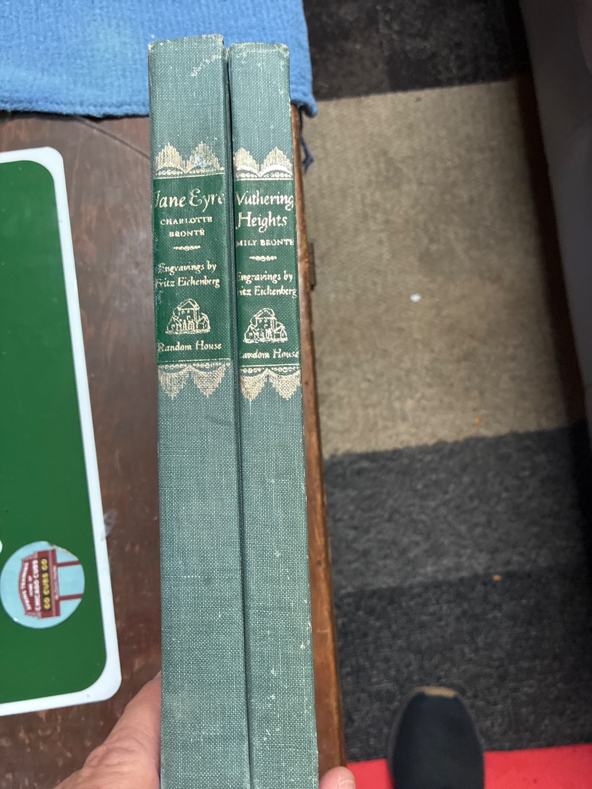 Jane Eyre by Charlotte Brontë and Wuthering Heights by Emily Brontë, 2 book set