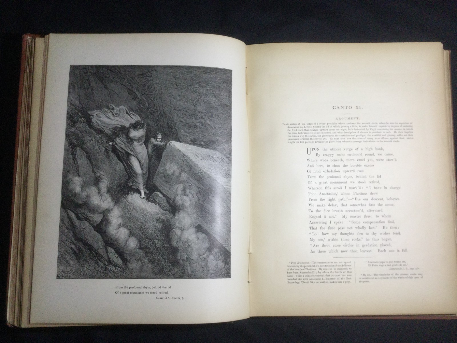 „Dante’s Inferno“ Tr. H. Cary. Pub. Collier, 1884. Illus: Gustave Doré