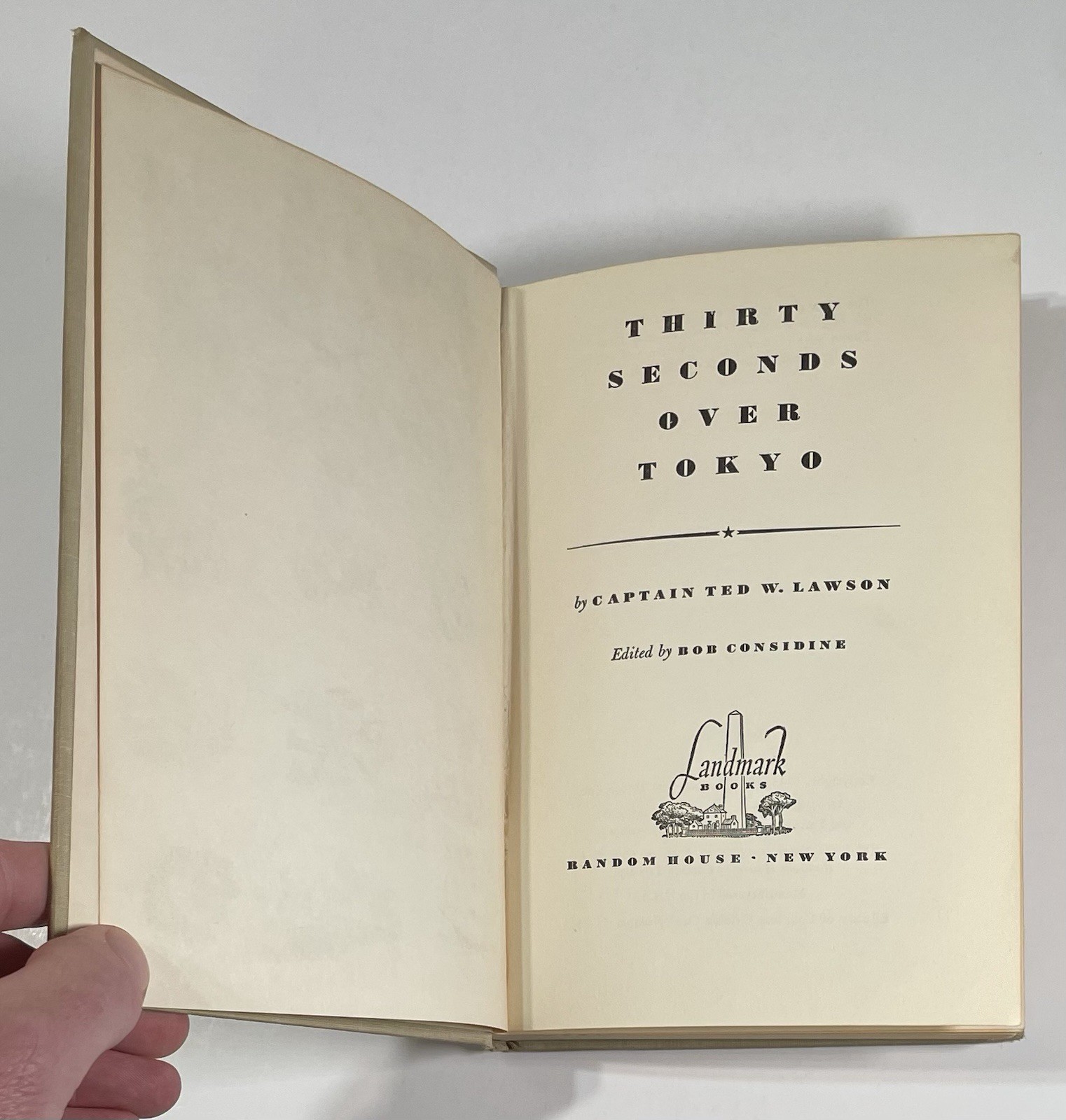 Landmark Book Lot – Story Of The U. S. Coast Guard & Thirty Seconds Over Tokyo