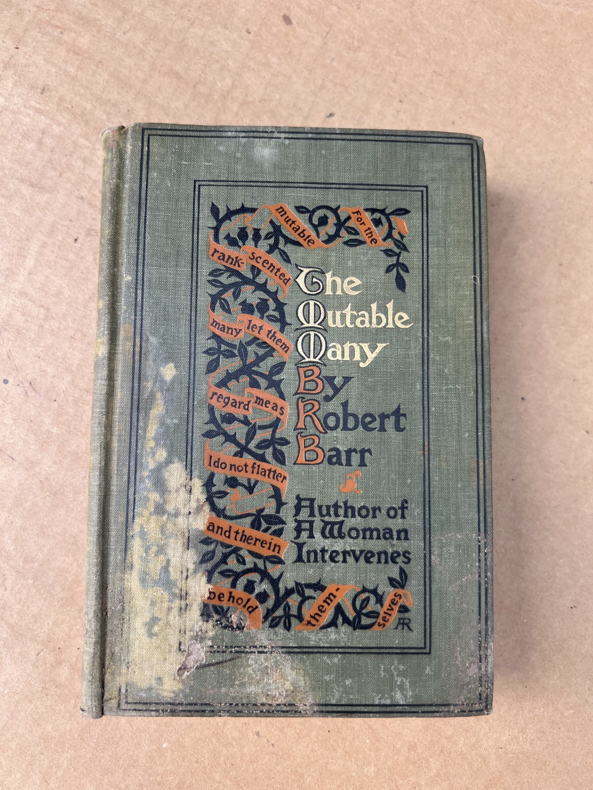 1896 Antique Book: The Mutable Many by Robert Barr Hardcover RARE!