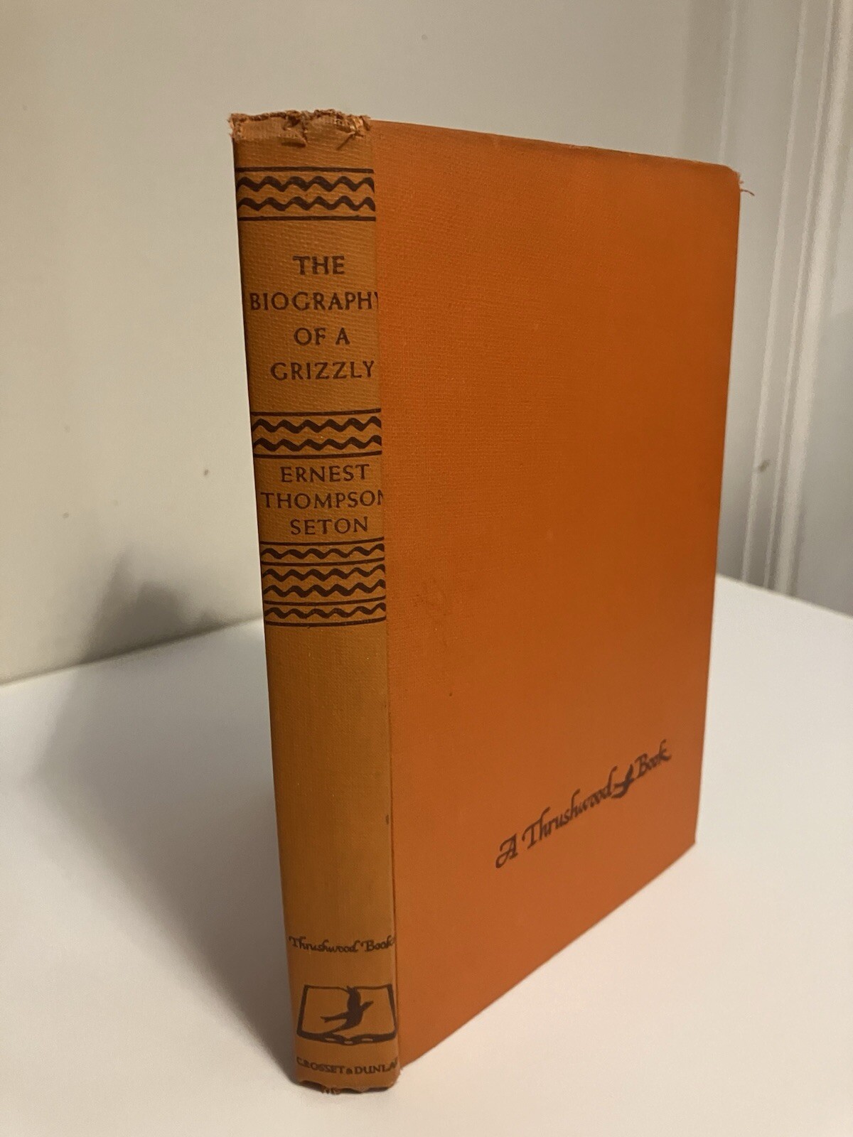 The Biography of a Grizzly by Ernest Thompson Seton. c 1927. A Thrushwood Book.