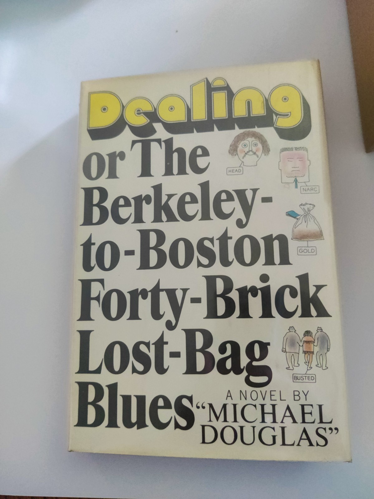 Dealing 1971 First Edition Michael Crichton Michael Douglas Hardcover Mylar 1st