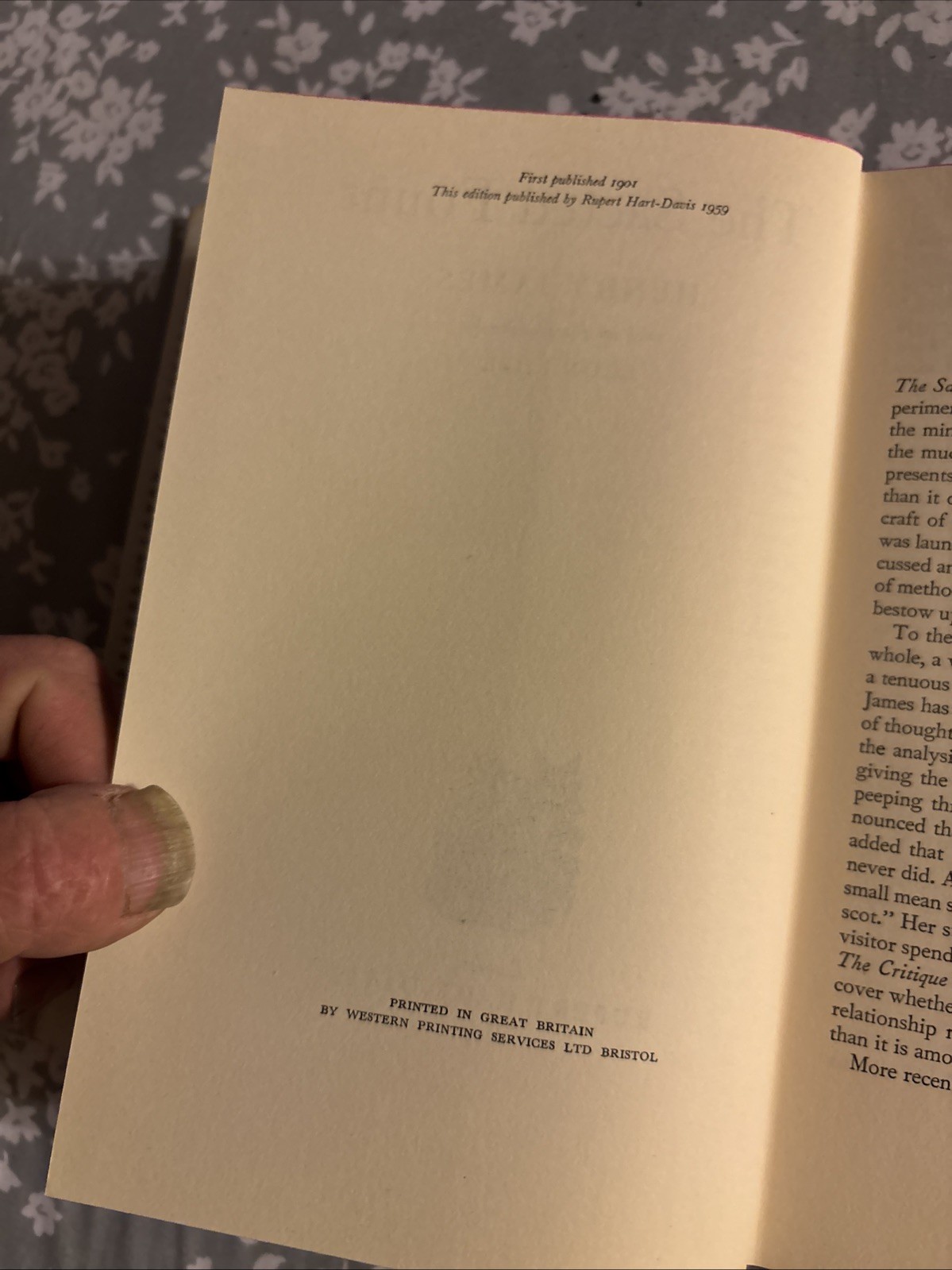 The Sacred Fount (Henry James – 1959) Very Good Condition-dust Jacket