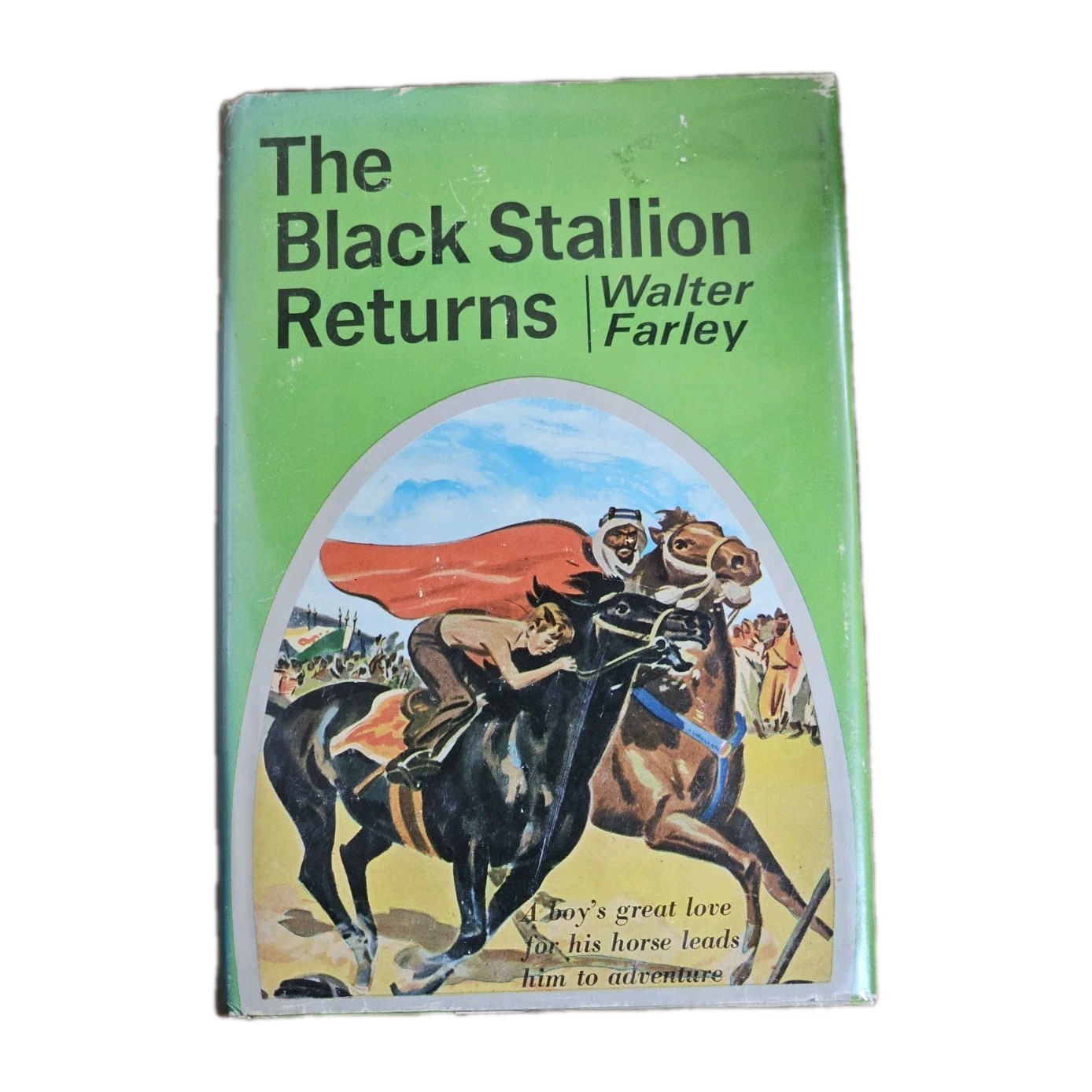 The Black Stallion Returns Walter Farley 1945 Hardcover Dust Jacket Random House