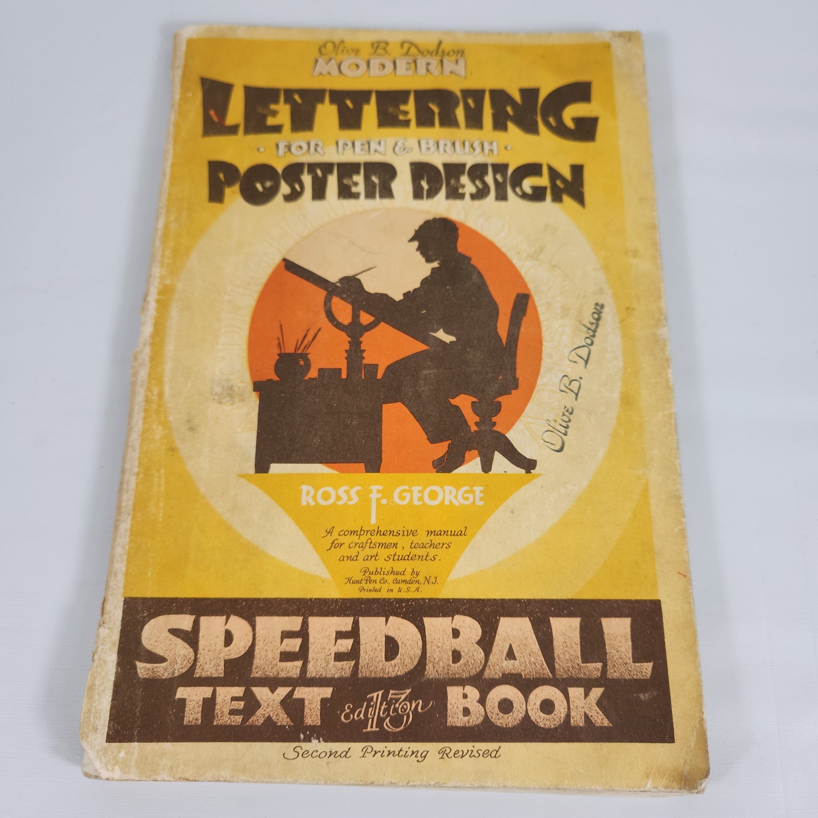 Modern Lettering for Pen & Brush Poster Design Speedball Textbook 13th ed. 1938