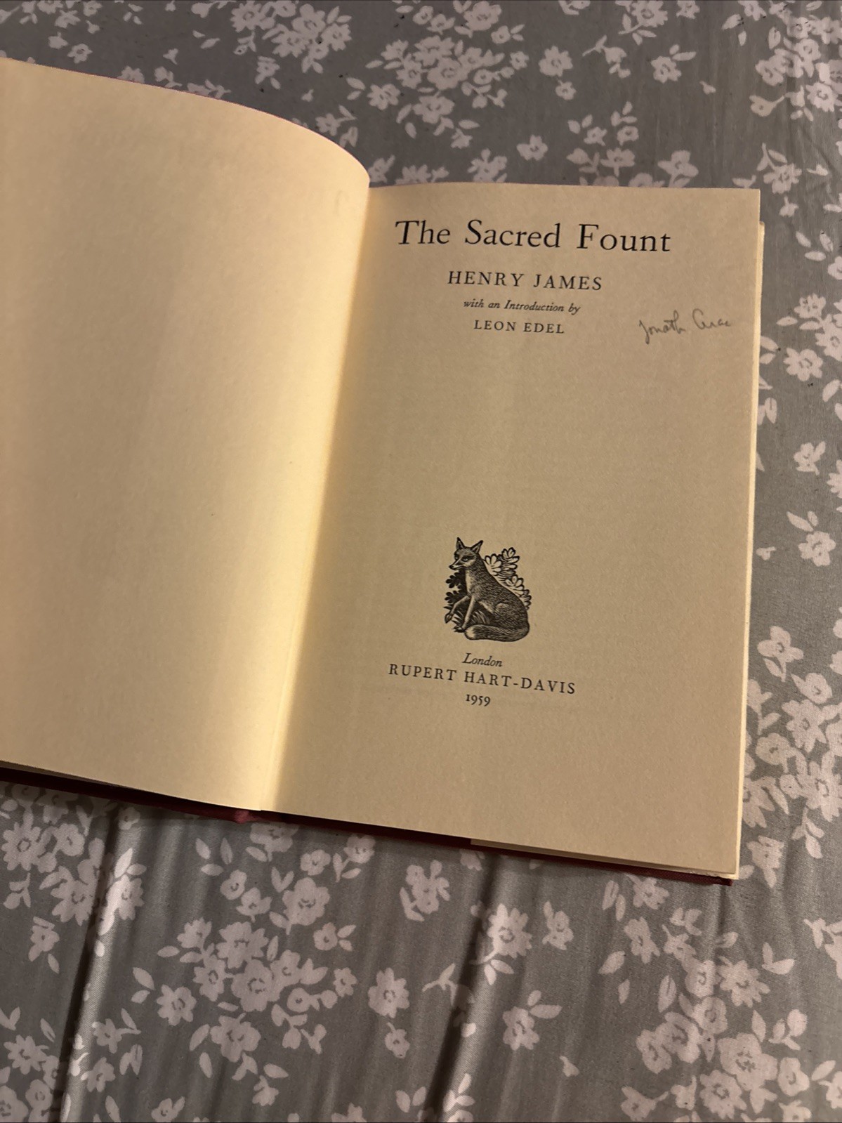 The Sacred Fount (Henry James – 1959) Very Good Condition-dust Jacket