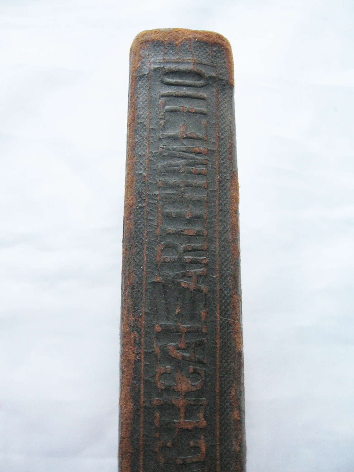 1864 Practical Arithmetic by Charles Davies, Leather Over Spine