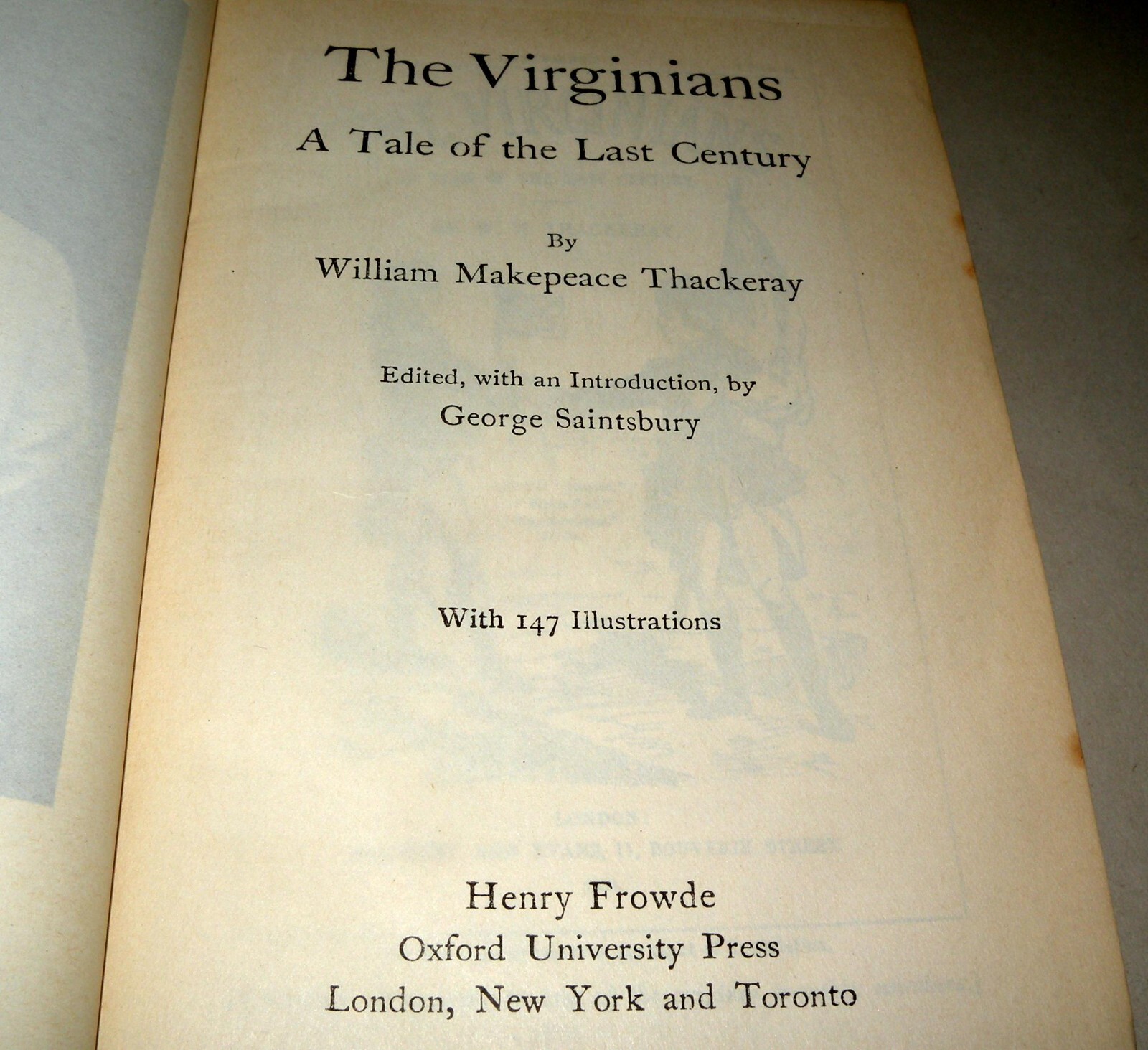 Oxford Thackeray Classics 15 Vol Henry Frowde OUP HB