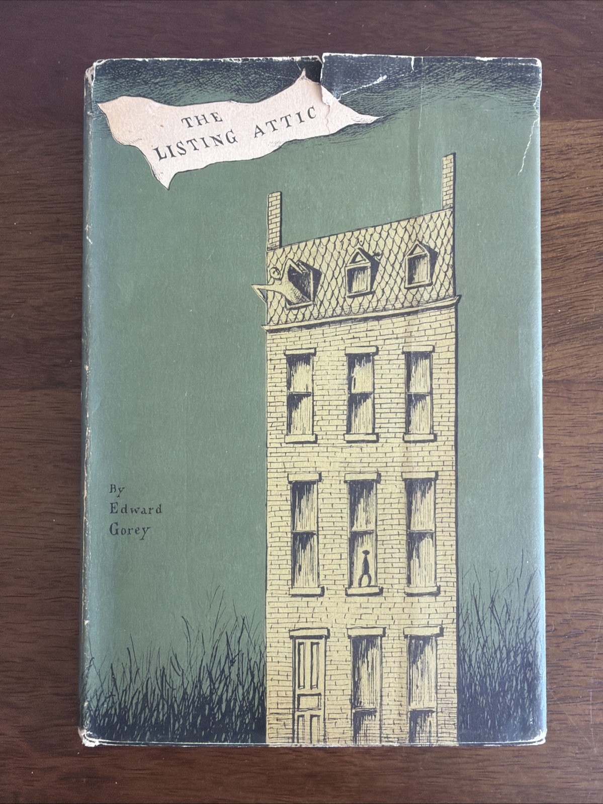 The Listing Attic by Edward Gorey First Edition w/ DJ – 1954
