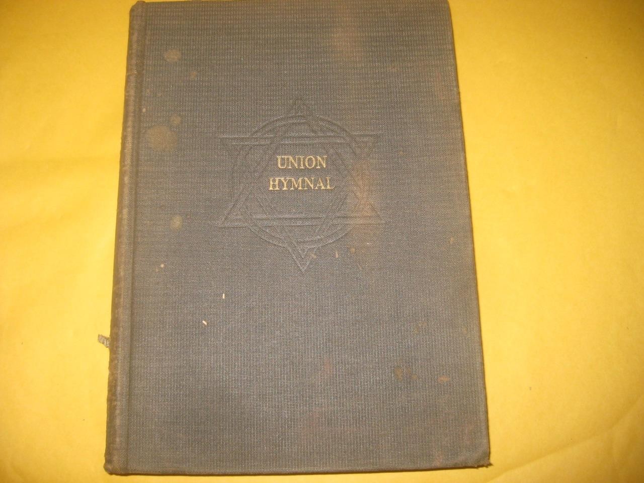 1914 UNION HYMNAL FOR JEWISH WORSHIP MUSIC NOTES rare Judaica Antique book