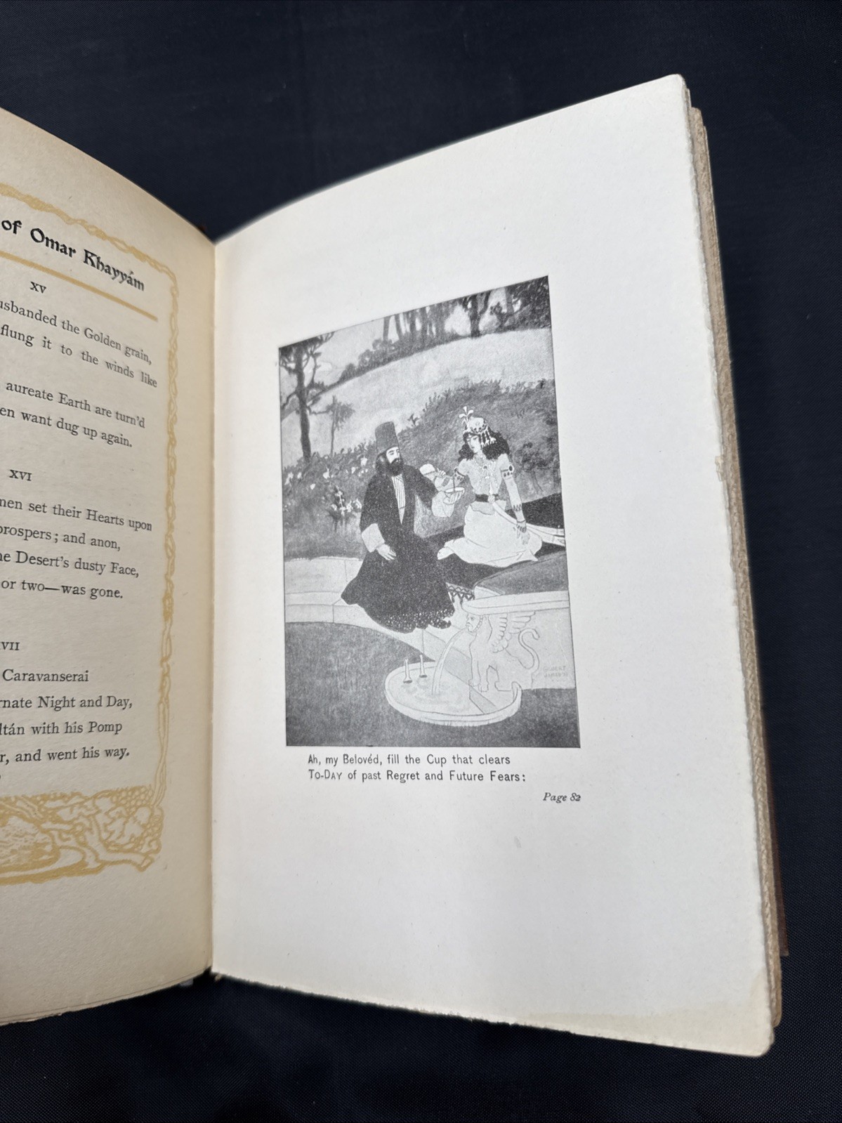 The Rubaiyat of Omar Khayyam Edward Fitzgerald 1917 Gilbert James New York Pub