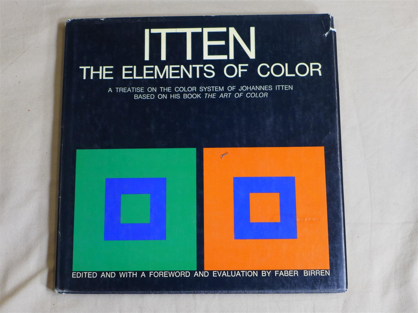 ITTEN: THE ELEMENTS OF COLOR – 1970 Van Nostrand Reinhold FIRST PRINTING HC/DJ