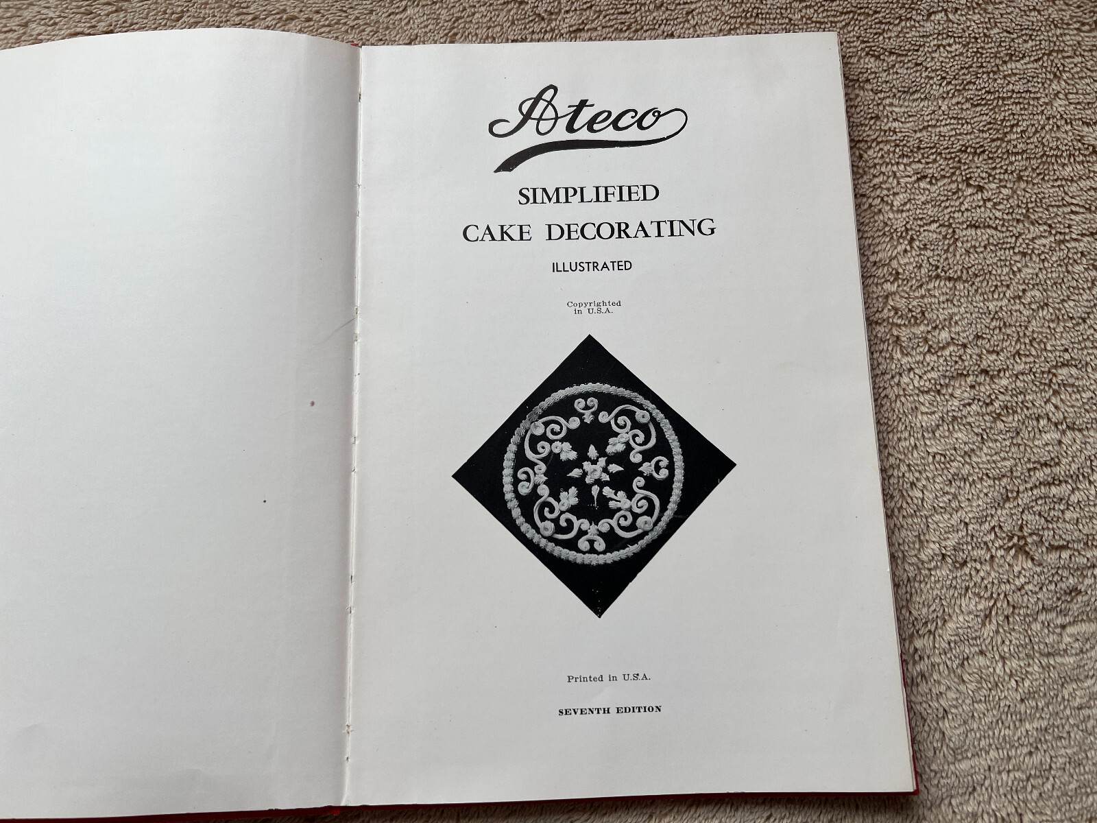 Vintage Ateco Simplified Cake Decorating Book – 7th Edition