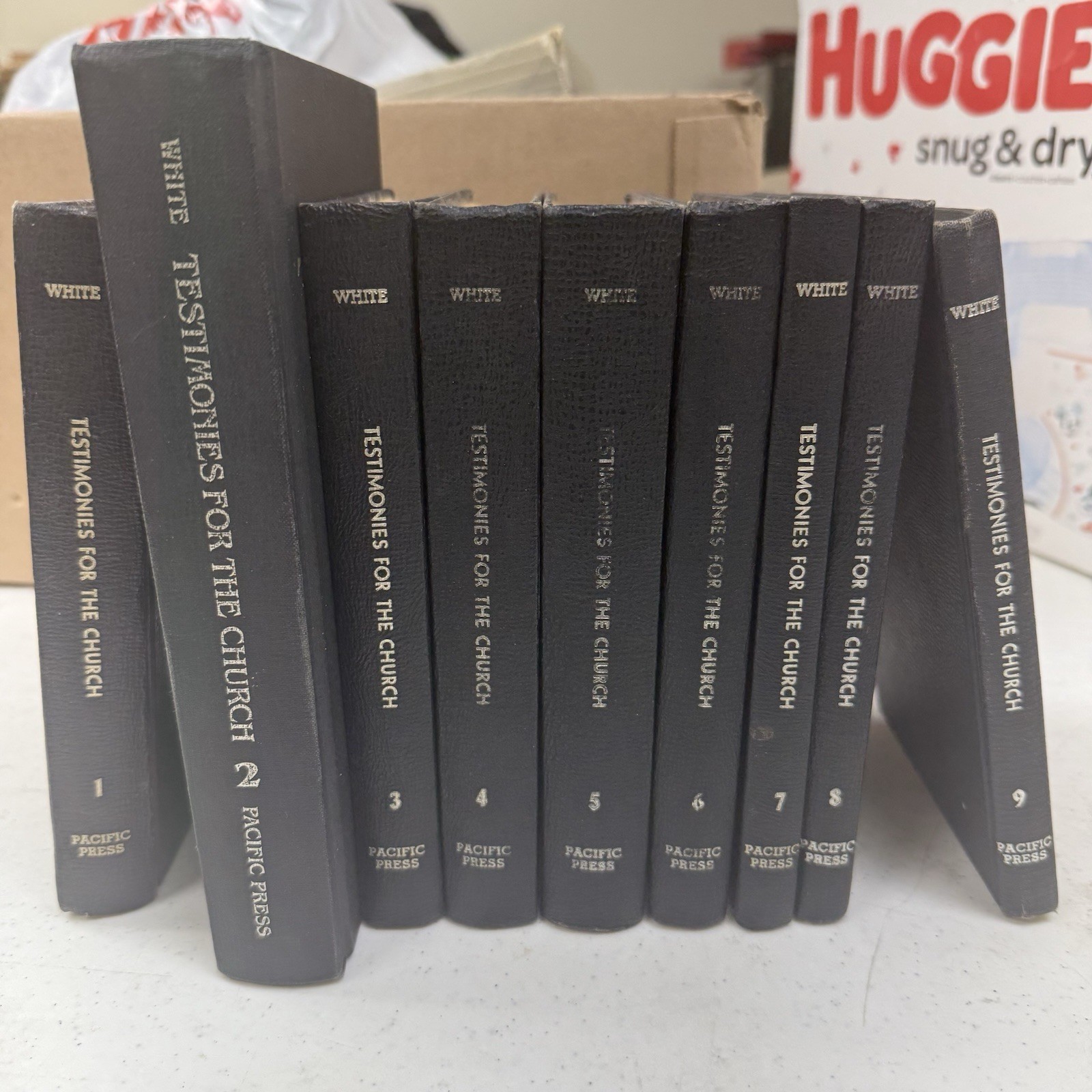 Testimonies For The Church Hardcover Volume 1-9 Ellen G White Pacific Press 1948