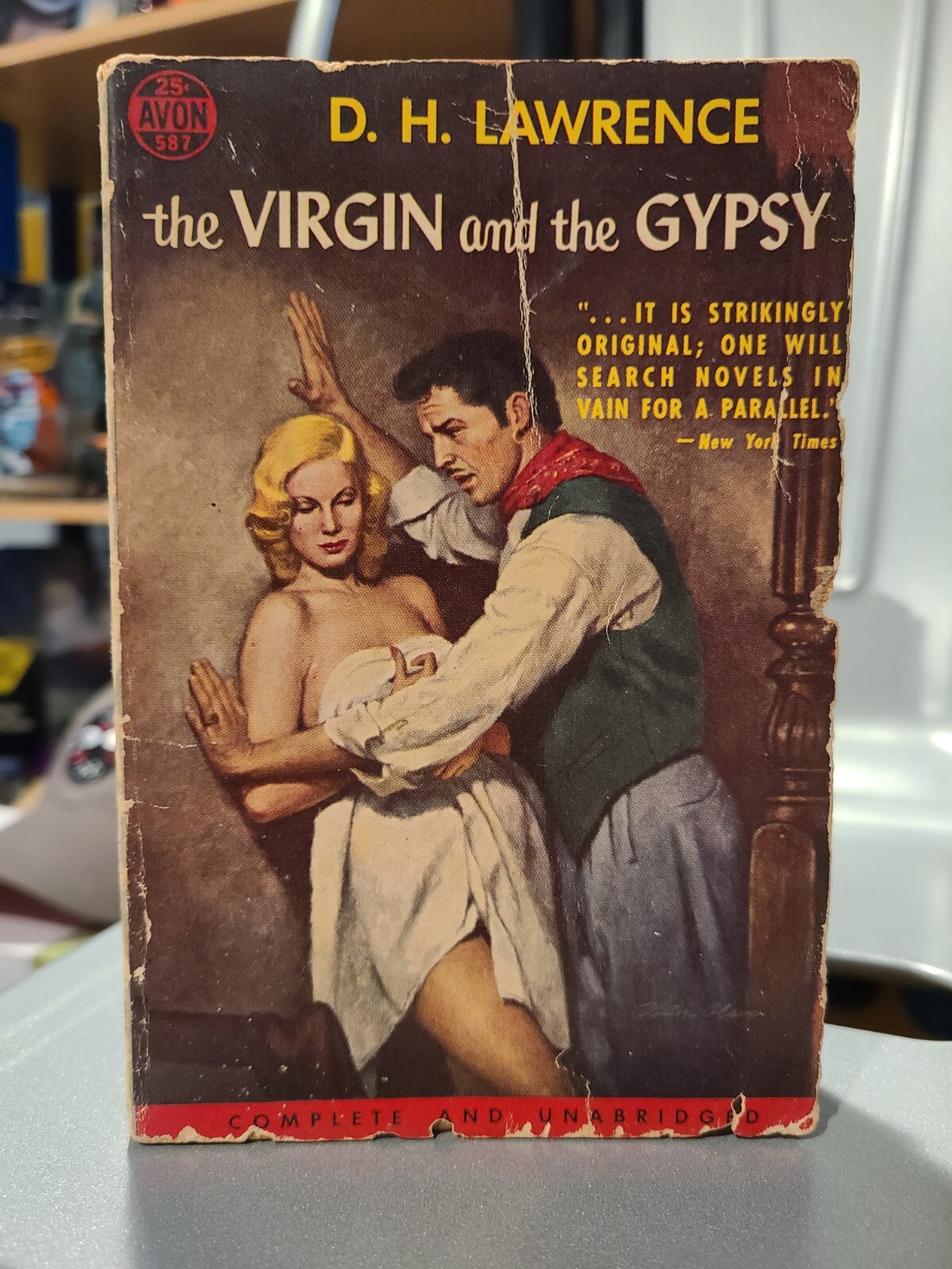 The Virgin and the Gypsy by DH Lawrence 1954 Avon Paperback Pulp Fiction Romance